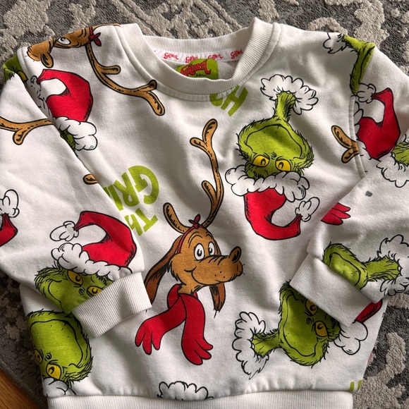 Dr. Seuss Grinch and Max Christmas Sweater - Picture 2 of 4